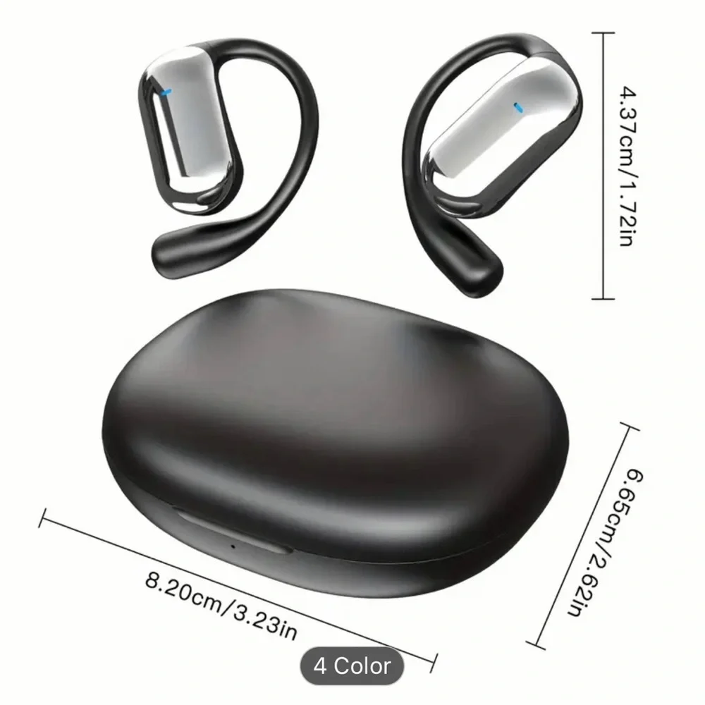 Translation Earbuds - Wireless Open-Ear 5.4 Sport Headset,blue or khaki or black